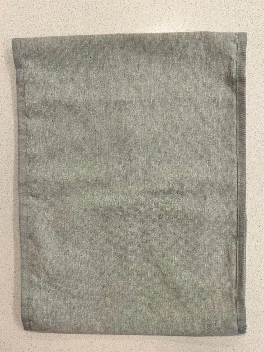 Brunello Cucinelli Gray Garment Dust Bag Drawstring 17x13 Folded 36.5x13 Open